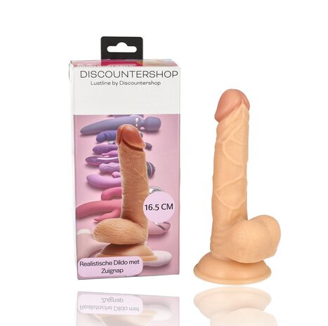 Discountershop Dildo with Suction Cup – Realistic Veined Silicone Dildo 20 cm – For Vaginal and Anal Stimulation – For Women and Men Discountershop Dildo with Suction Cup – Realistic Veined Silicone Dildo 20 cm – For Vaginal and Anal Stimulation – For Women and Men