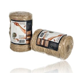 Discountershop Jute Twine 3mm – 2x 74m Natural Craft Rope – Eco Twine for DIY, Gardening, Gift Wrapping & Home Decoration Discountershop Jute Twine 3mm – 2x 74m Natural Craft Rope – Eco Twine for DIY, Gardening, Gift Wrapping & Home Decoration