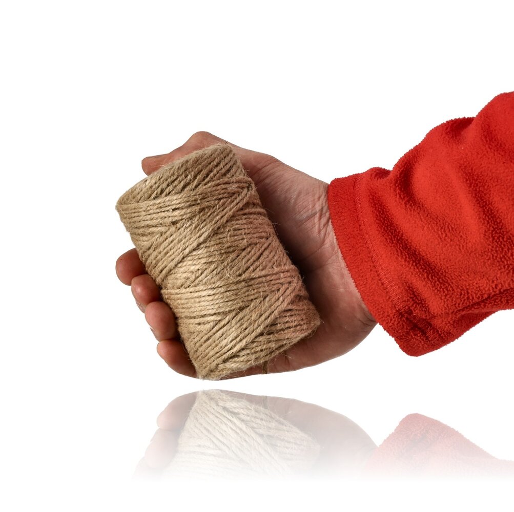 Discountershop Jute Twine 3mm – 2x 74m Natural Craft Rope – Eco Twine for DIY, Gardening, Gift Wrapping & Home Decoration Discountershop Jute Twine 3mm – 2x 74m Natural Craft Rope – Eco Twine for DIY, Gardening, Gift Wrapping & Home Decoration