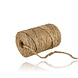 Discountershop Jute Twine 3mm – 2x 74m Natural Craft Rope – Eco Twine for DIY, Gardening, Gift Wrapping & Home Decoration Discountershop Jute Twine 3mm – 2x 74m Natural Craft Rope – Eco Twine for DIY, Gardening, Gift Wrapping & Home Decoration