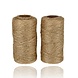 Discountershop Jute Touw 2mm – 2x 55m Natuurlijk Bindtouw – Goedkoop Touw voor Knutselen, Cadeauverpakking, Tuin & Hobbyprojecten Discountershop Jute Touw 2mm – 2x 55m Natuurlijk Bindtouw – Goedkoop Touw voor Knutselen, Cadeauverpakking, Tuin & Hobbyprojecten