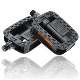 Discountershop Bicycle pedals - Anti slip - Pedals for bicycle with reflector - 14.2 mm screw thread Black Discountershop Bicycle pedals - Anti slip - Pedals for bicycle with reflector - 14.2 mm screw thread Black