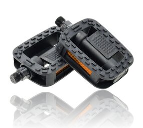 Discountershop Bicycle pedals - Anti slip - Pedals for bicycle with reflector - 14.2 mm screw thread Black Discountershop Bicycle pedals - Anti slip - Pedals for bicycle with reflector - 14.2 mm screw thread Black