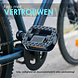 Discountershop Bicycle pedals - Anti slip - Pedals for bicycle with reflector - 14.2 mm screw thread Black Discountershop Bicycle pedals - Anti slip - Pedals for bicycle with reflector - 14.2 mm screw thread Black