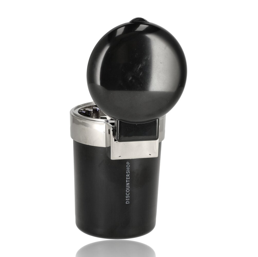 Discountershop Cup Holder Car Ashtray – Odorless Auto Ashtray with Lid and LED Light – Anti-Fly Ash Cup – Smoking Accessory for Car, Truck, or Outdoor Use – Black Discountershop Cup Holder Car Ashtray – Odorless Auto Ashtray with Lid and LED Light – Anti-Fly Ash Cup – Smoking Accessory for Car, Truck, or Outdoor Use – Black