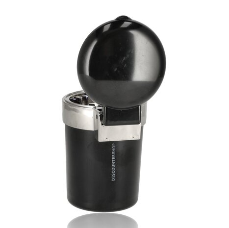 Discountershop Auto Asbak voor Bekerhouder – Geurloze Auto-asbak met Deksel en LED – Zwart – Anti-Vliegende Rook Cup – Rookaccessoire voor Auto, Vrachtwagen of Buiten Discountershop Auto Asbak voor Bekerhouder – Geurloze Auto-asbak met Deksel en LED – Zwart – Anti-Vliegende Rook Cup – Rookaccessoire voor Auto, Vrachtwagen of Buiten