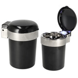 Discountershop Cup Holder Car Ashtray – Odorless Auto Ashtray with Lid and LED Light – Anti-Fly Ash Cup – Smoking Accessory for Car, Truck, or Outdoor Use – Black Discountershop Cup Holder Car Ashtray – Odorless Auto Ashtray with Lid and LED Light – Anti-Fly Ash Cup – Smoking Accessory for Car, Truck, or Outdoor Use – Black