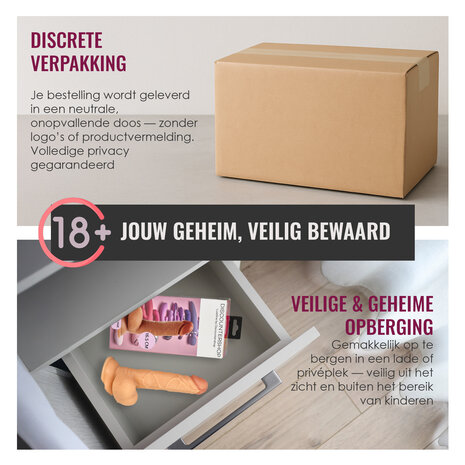 Discountershop Dildo met Zuignap – Realistische Geaderde Siliconen Dildo 20 cm – Voor Vaginale en Anale Stimulatie – Voor Vrouwen en Mannen Discountershop Dildo met Zuignap – Realistische Geaderde Siliconen Dildo 20 cm – Voor Vaginale en Anale Stimulatie – Voor Vrouwen en Mannen