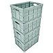 Discountershop Vouwkrat 45L Grijs – Inklapbare & Stapelbare Opbergkrat – Opvouwbare Kunststof Boodschappenkrat, Fietskrat & Kluskrat voor Opslag & Verhuizen Discountershop Vouwkrat 45L Grijs – Inklapbare & Stapelbare Opbergkrat – Opvouwbare Kunststof Boodschappenkrat, Fietskrat & Kluskrat voor Opslag & Verhuizen
