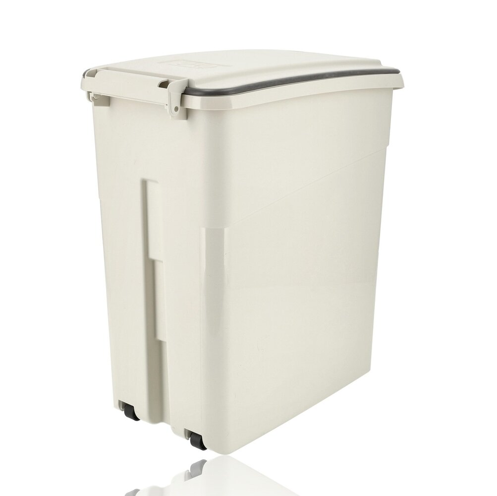 Discountershop Voedselcontainer Hond & Kat – Luchtdichte Brokkencontainer met Wieltjes & Schep – BPA-vrij & Hygiënisch