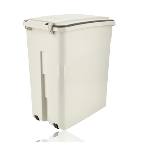 Discountershop Pet Food Container Dog & Cat – Airtight Food Storage Bin with Wheels & Scoop – BPA-Free & Hygienic