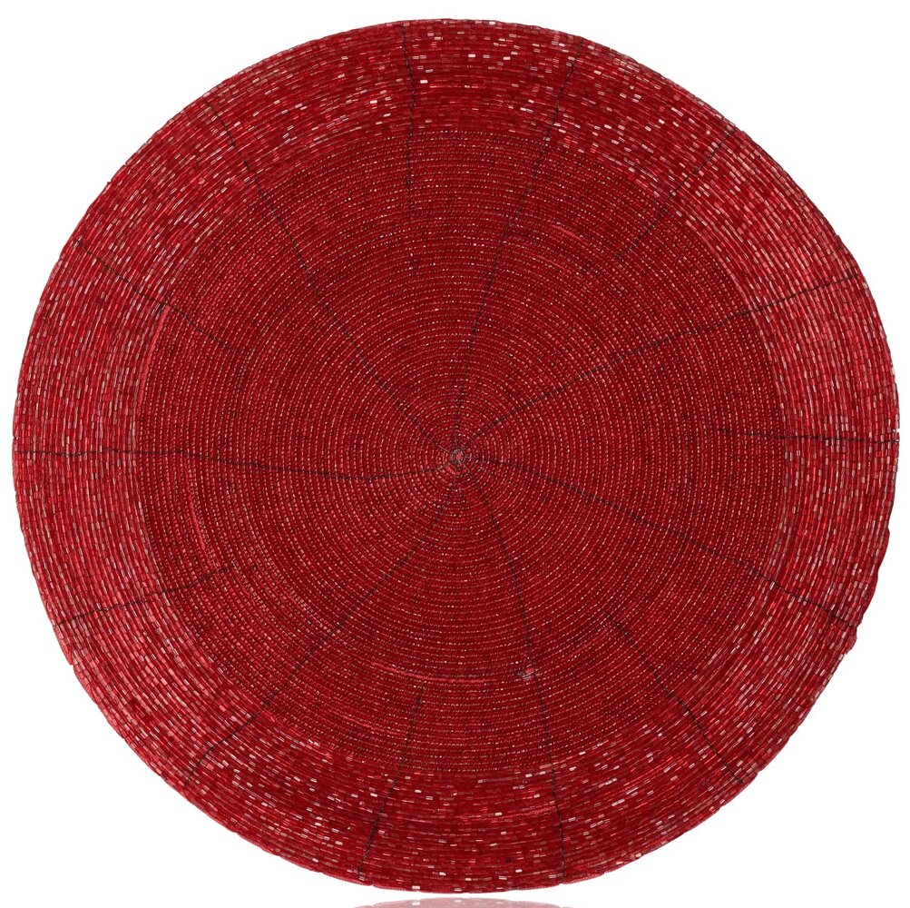 Discountershop Round Placemat 31 cm – Non-Slip, Heat-Resistant & Water-Repellent – Decorative Placemat for Table Protection, Kitchen & Dining Discountershop Round Placemat 31 cm – Non-Slip, Heat-Resistant & Water-Repellent – Decorative Placemat for Table Protection, Kitchen & Dining