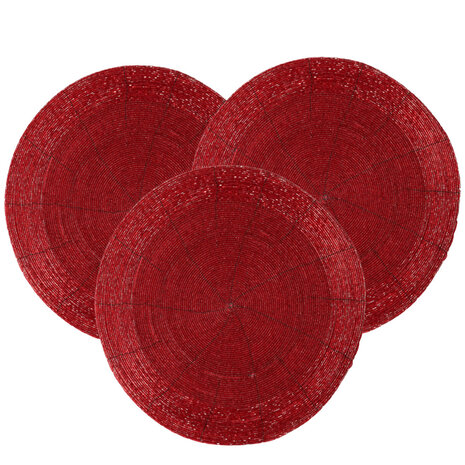 Discountershop Round Placemat 31 cm – Non-Slip, Heat-Resistant & Water-Repellent – Decorative Placemat for Table Protection, Kitchen & Dining Discountershop Round Placemat 31 cm – Non-Slip, Heat-Resistant & Water-Repellent – Decorative Placemat for Table Protection, Kitchen & Dining