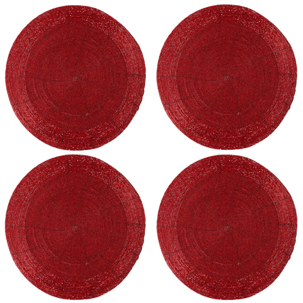 Discountershop Round Placemats 31 cm – Non-Slip & Heat-Resistant Table Protectors – Decorative Dining Placemats for Kitchen, Table & Party Discountershop Round Placemats 31 cm – Non-Slip & Heat-Resistant Table Protectors – Decorative Dining Placemats for Kitchen, Table & Party