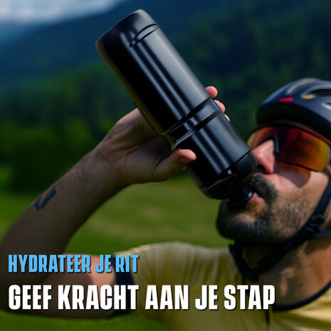 Discountershop Fiets Bidon 800ml Zwart – BPA-vrij Bidon Racefiets & MTB – Essentieel Accessoire Discountershop Fiets Bidon 800ml Zwart – BPA-vrij Bidon Racefiets & MTB – Essentieel Accessoire