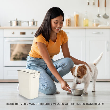 Discountershop Voedselcontainer Hond & Kat 16L – Luchtdichte Voercontainer met Schep & Handvat – BPA-vrij & Hygiënisch Discountershop Voedselcontainer Hond & Kat 16L – Luchtdichte Voercontainer met Schep & Handvat – BPA-vrij & Hygiënisch