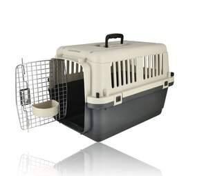 Discountershop Large Cat Carrier 61x41x40 cm – Cat Transport Box up to 15kg – Airline Approved Cat Travel Crate – Kitten Transport Box Discountershop Large Cat Carrier 61x41x40 cm – Cat Transport Box up to 15kg – Airline Approved Cat Travel Crate – Kitten Transport Box