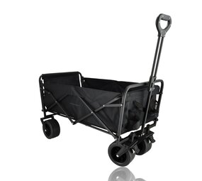 Discountershop Bolderkar Opvouwbaar 200L – Inklapbare Bolderwagen met Duwstang & Rem – Heavy-Duty Bolderwagen Strand & Camping – Zwart Discountershop Bolderkar Opvouwbaar 200L – Inklapbare Bolderwagen met Duwstang & Rem – Heavy-Duty Bolderwagen Strand & Camping – Zwart