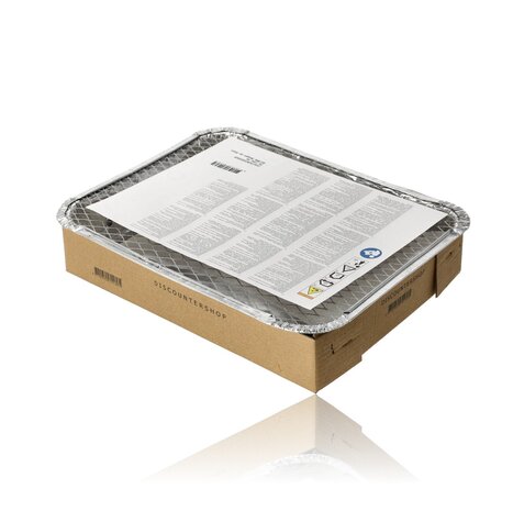 Merkloos Disposable BBQ with Charcoal – Instant Barbecue – Aluminum Portable BBQ Grill for Camping, Picnic, Garden Party & Outdoor Adventures