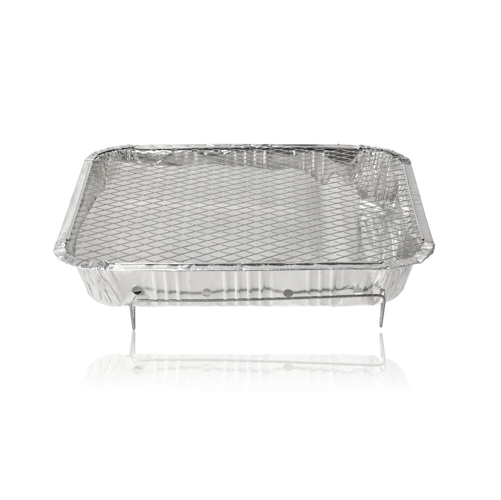 Merkloos Disposable BBQ with Charcoal – Instant Barbecue – Aluminum Portable BBQ Grill for Camping, Picnic, Garden Party & Outdoor Adventures