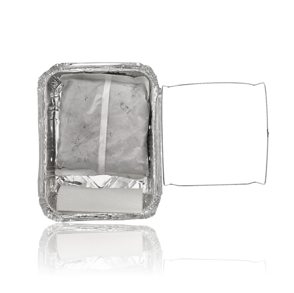 Merkloos Disposable BBQ with Charcoal – Instant Barbecue – Aluminum Portable BBQ Grill for Camping, Picnic, Garden Party & Outdoor Adventures