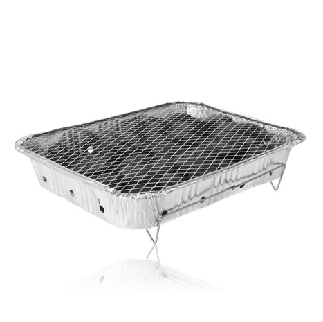 Merkloos Wegwerp Barbecue met Houtskool – Instant BBQ – Aluminium Wegwerp BBQ voor Kamperen, Picknick, Tuinfeest & Spontane Buitenavonturen Merkloos Wegwerp Barbecue met Houtskool – Instant BBQ – Aluminium Wegwerp BBQ voor Kamperen, Picknick, Tuinfeest & Spontane Buitenavonturen
