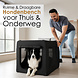 Discountershop Dog & Cat Travel Crate XL 91x63x63 – Foldable Transport Box – Auto Dog Crate for Car Back Seat – Collapsible Pet Carrier Black Discountershop Dog & Cat Travel Crate XL 91x63x63 – Foldable Transport Box – Auto Dog Crate for Car Back Seat – Collapsible Pet Carrier Black