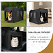 Discountershop Dog & Cat Travel Crate XL 91x63x63 – Foldable Transport Box – Auto Dog Crate for Car Back Seat – Collapsible Pet Carrier Black Discountershop Dog & Cat Travel Crate XL 91x63x63 – Foldable Transport Box – Auto Dog Crate for Car Back Seat – Collapsible Pet Carrier Black