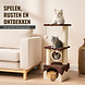 Discountershop Krabpaal Kat 108 cm – Stevig Krabmeubel met Hangmat, Huisje & Speelbal – Krabpaal Grote Kat Beige – Krabpaal 2 Katten Discountershop Krabpaal Kat 108 cm – Stevig Krabmeubel met Hangmat, Huisje & Speelbal – Krabpaal Grote Kat Beige – Krabpaal 2 Katten