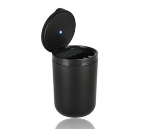 Discountershop Car Ashtray for Cup Holder – Odorless Car Ashtray Black with Lid & LED – Multifunctional Car Ashtray with Lighting Discountershop Car Ashtray for Cup Holder – Odorless Car Ashtray Black with Lid & LED – Multifunctional Car Ashtray with Lighting