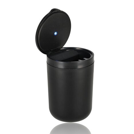 Discountershop Car Ashtray for Cup Holder – Odorless Car Ashtray Black with Lid & LED – Multifunctional Car Ashtray with Lighting Discountershop Car Ashtray for Cup Holder – Odorless Car Ashtray Black with Lid & LED – Multifunctional Car Ashtray with Lighting