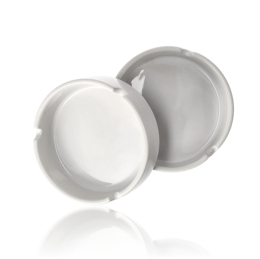 Discountershop Round White Ashtray Ceramic Ø8.8 cm – Glass Table Ashtray Indoor & Outdoor – Terrace Ashtray, Hotel Ashtray, Cigarette Ashtray Discountershop Round White Ashtray Ceramic Ø8.8 cm – Glass Table Ashtray Indoor & Outdoor – Terrace Ashtray, Hotel Ashtray, Cigarette Ashtray