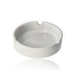 Discountershop Ronde Asbak Wit Keramiek Ø8,8 cm – Glazen Tafelasbak Binnen & Buiten – Terrasasbak, Sigarettenasbak, Hotelasbak, Rookaccessoire