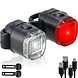 Discountershop LED Fietsverlichting Set USB Oplaadbaar – Waterdichte Fietsverlichting Voor & Achter – Veilige Fietsverlichting voor Kinderfiets, Mountainbike, Racefiets & E-Bike