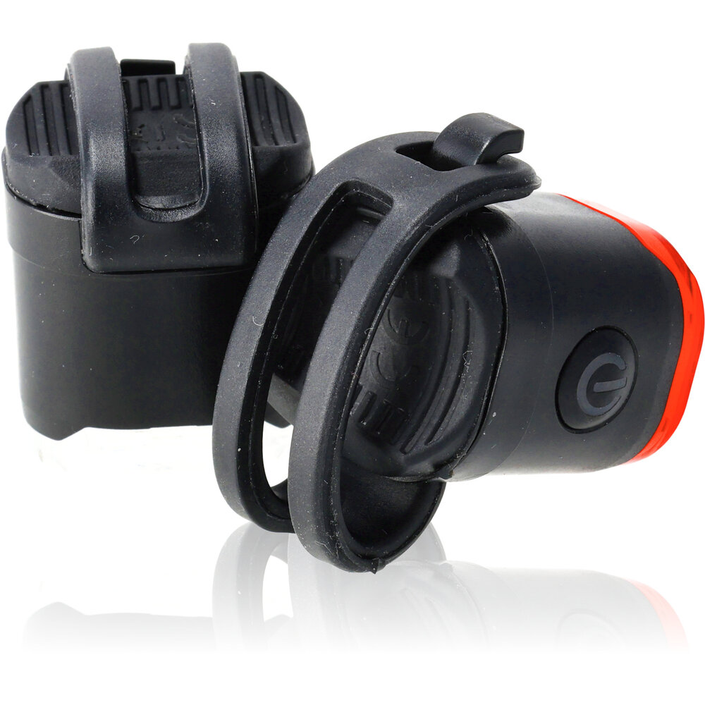 Discountershop LED Bicycle Light Set USB Rechargeable - Waterproof Bicycle Lights Front & Rear - Safe Bicycle Lights for Children's Bicycles, Mountain Bikes, Racing Bikes & E-Bikes