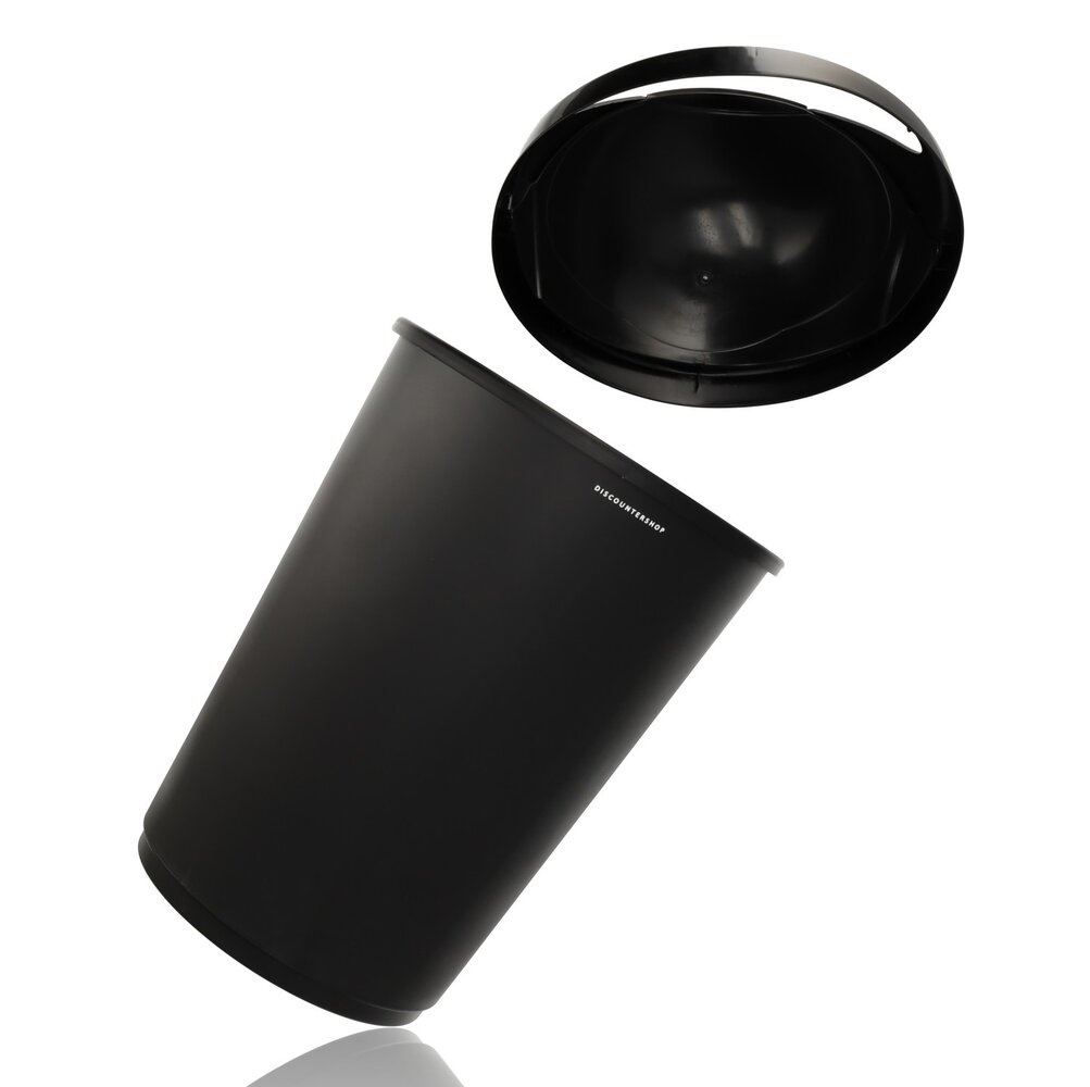 Discountershop 25 Liter Waste Bin with Lid - Plastic Waste Bin 25L for Kitchen, Bathroom or Office - Buy Rolling Waste Bin - Double Waste Bin - Best Waste Bin 25L