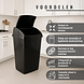 Discountershop Swing Waste Bin 50L – Plastic Waste Bin with Swing Lid – Waste Bin with Swing for Kitchen, Bathroom and Office