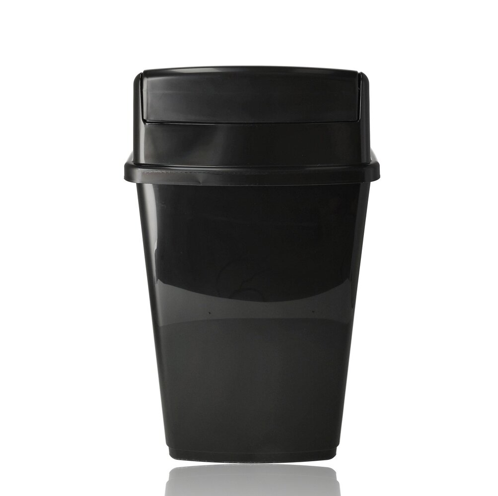 Discountershop Swing Waste Bin 25L – Plastic Waste Bin 25 Liter with Swing Lid – Waste Bin with Swing for Kitchen, Bathroom and Office – Buy Waste Bin 25L