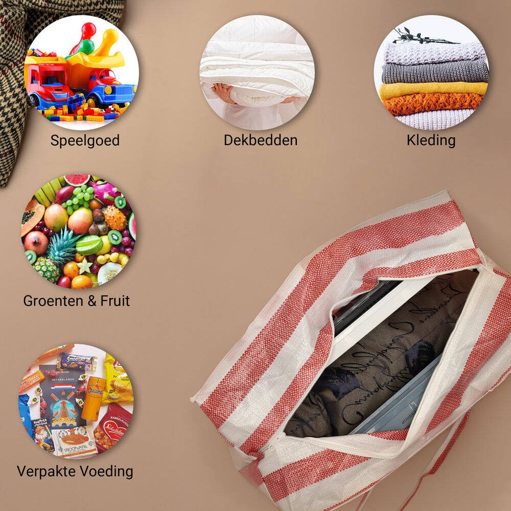 Discountershop Storage Bag with Zipper 80L – Large Storage Tote for Duvets, Clothes, Toys & Garden Cushions – Big Shopper with Zipper – Travel, Laundry & Moving Bag Discountershop Storage Bag with Zipper 80L – Large Storage Tote for Duvets, Clothes, Toys & Garden Cushions – Big Shopper with Zipper – Travel, Laundry & Moving Bag