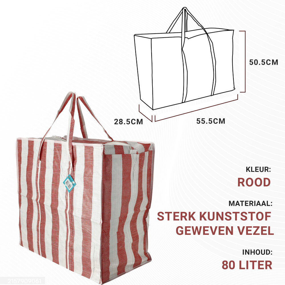 Discountershop Storage Bag with Zipper 80L – Large Storage Tote for Duvets, Clothes, Toys & Garden Cushions – Big Shopper with Zipper – Travel, Laundry & Moving Bag Discountershop Storage Bag with Zipper 80L – Large Storage Tote for Duvets, Clothes, Toys & Garden Cushions – Big Shopper with Zipper – Travel, Laundry & Moving Bag