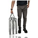 Discountershop Grote Opbergtas 80L met Rits – Opbergzak voor Dekbed, Kleding, Speelgoed & Tuinkussens – Opvouwbare Big Shopper met Rits – Wastas, Verhuistas & Reistas