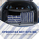 Discountershop Opbergtas met Rits 80L – Grote Opbergzak voor Dekbed, Kleding, Speelgoed & Tuinkussens – Big Shopper met Rits – Wastas Reis – Verhuistas of Boodschappentas