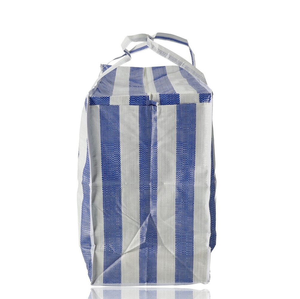 Discountershop Opbergtas met Rits 80L – Grote Opbergzak voor Dekbed, Kleding, Speelgoed & Tuinkussens – Big Shopper met Rits – Wastas Reis – Verhuistas of Boodschappentas