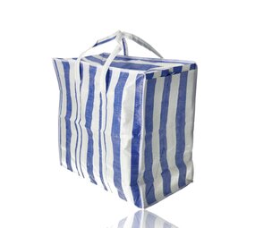 Discountershop Storage Bag with Zipper 80L – Large Storage Bag for Duvets, Clothes, Toys & Garden Cushions – Big Shopper with Zipper – Laundry Bag Travel – Moving Bag or Shopping Bag Discountershop Storage Bag with Zipper 80L – Large Storage Bag for Duvets, Clothes, Toys & Garden Cushions – Big Shopper with Zipper – Laundry Bag Travel – Moving Bag or Shopping Bag