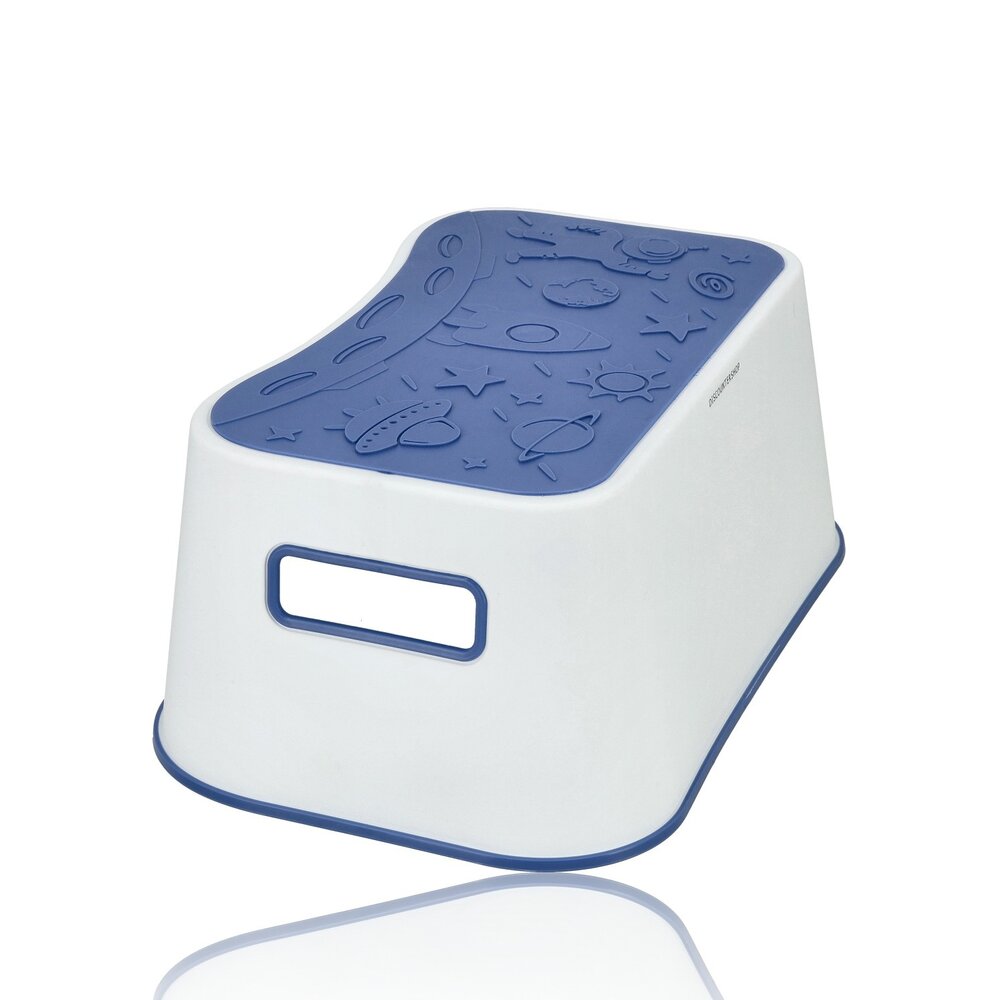 Discountershop Multifunctional Step Stool – Plastic Step Stool for Kids and Adults – Kitchen, Toilet, and Bathroom Stool – 100KG Capacity – Pink, Blue, or Grey