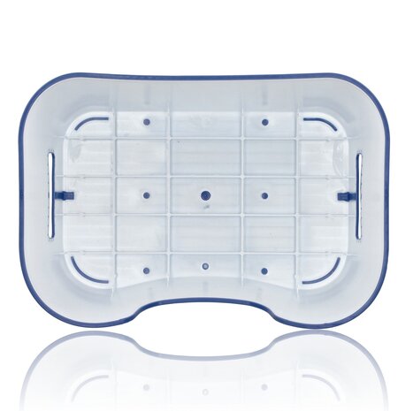 Discountershop Multifunctioneel Opstapkrukje Kunststof – Opstapkrukje Roze, Blauw of Grijs – Stevig Keukenkrukje, Toiletkrukje & Kinderkrukje – 100KG Draagvermogen