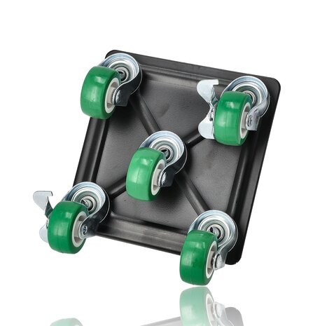 Discountershop Furniture Roller Set – 5-Piece Furniture Mover with Lifting Rod – Heavy-Duty Transport Roller for Moving Furniture, Boxes & Cabinets – 1400KG Load Capacity