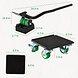 Discountershop Meubelroller Set – 5-Delige Meubelhondje & Meubeltransporter met Hefstang – Transportroller & Meubelverplaatser voor Meubels, Banken, Kasten en Verhuisdozen – 1400KG Draagvermogen Discountershop Meubelroller Set – 5-Delige Meubelhondje & Meubeltransporter met Hefstang – Transportroller & Meubelverplaatser voor Meubels, Banken, Kasten en Verhuisdozen – 1400KG Draagvermogen