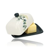 Discountershop Buy Butter Dish – Ceramic Butter Dish with Lid – Durable Porcelain Butter Box & Butter Container – Butter Storage Dish for Fridge, Table & Camping Discountershop Buy Butter Dish – Ceramic Butter Dish with Lid – Durable Porcelain Butter Box & Butter Container – Butter Storage Dish for Fridge, Table & Camping