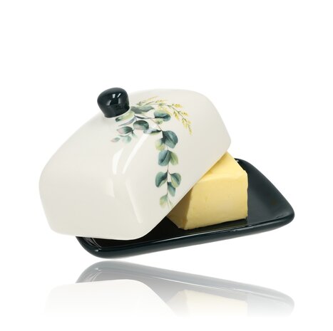 Discountershop Buy Butter Dish – Ceramic Butter Dish with Lid – Durable Porcelain Butter Box & Butter Container – Butter Storage Dish for Fridge, Table & Camping Discountershop Buy Butter Dish – Ceramic Butter Dish with Lid – Durable Porcelain Butter Box & Butter Container – Butter Storage Dish for Fridge, Table & Camping